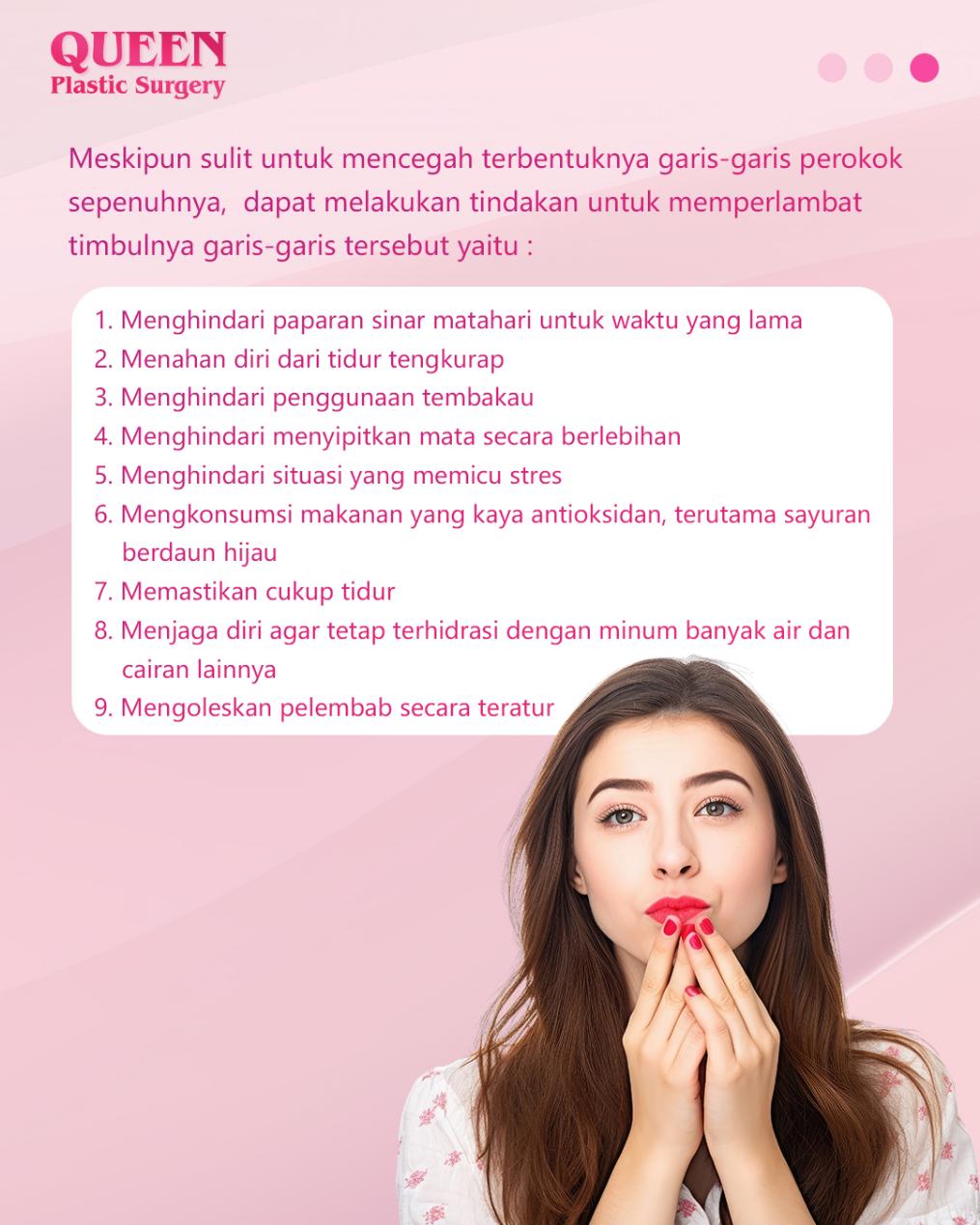 Garis Bibir Kerutan Akibat Merokok? Dapatkan Solusi Estetik Terbaik Pada Area Bibir dengan Operasi Plastik