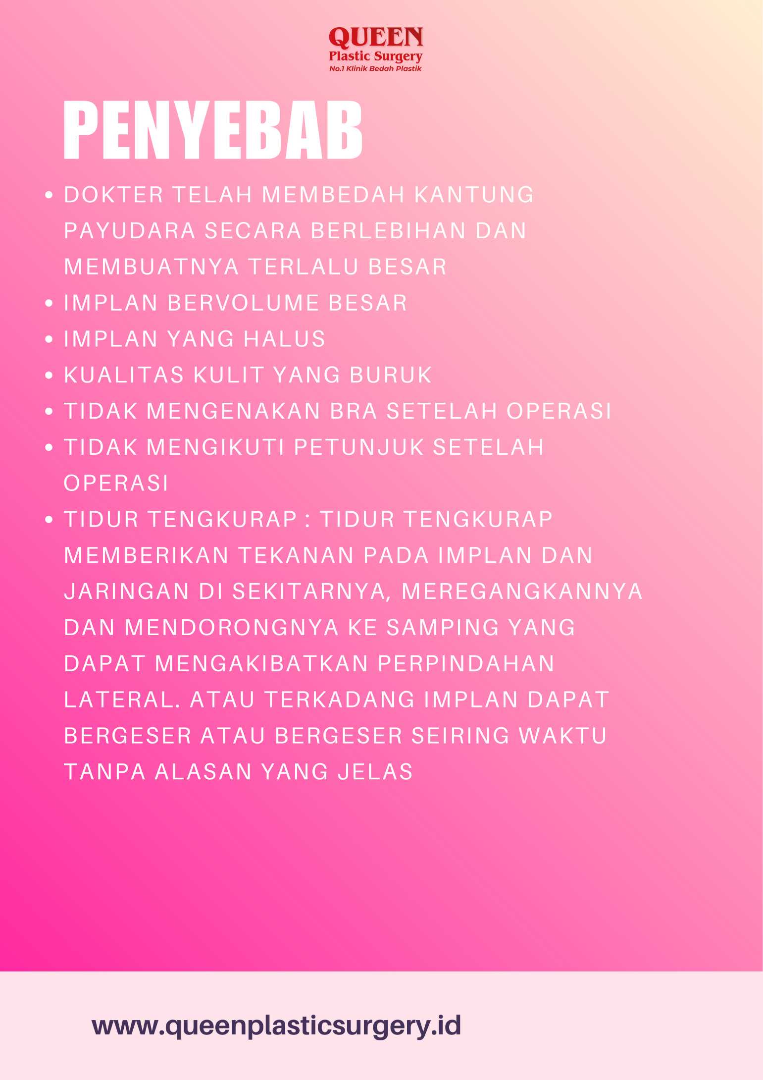 Implan Payudara Bergeser ke Luar? Pahami Cara Mengatasi Pergeseran Implan Payudara (Lateral Displacement)