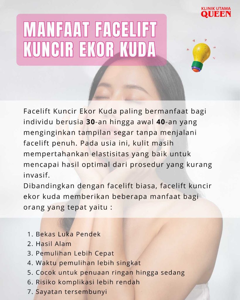 Facelift "Kuncir Ekor Kuda": Rahasia Wajah Kencang dan Tirus Tanpa Bekas Luka Terlihat