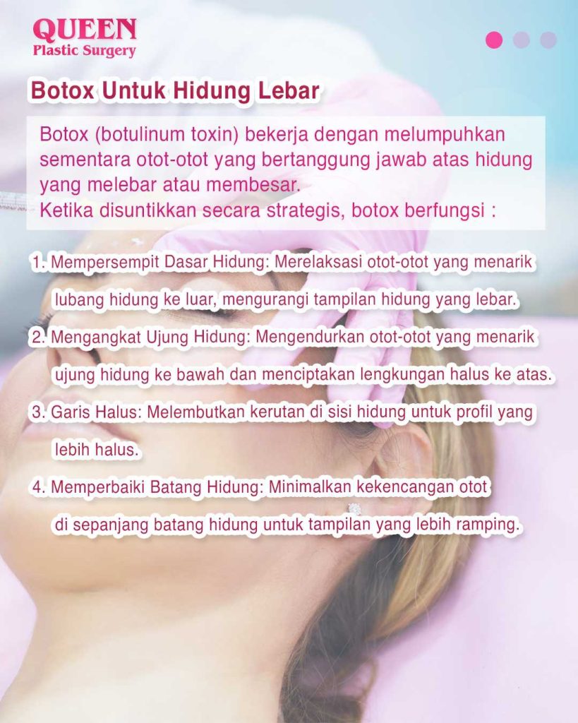 Bukan Hanya Filler, Botox Juga Bisa Bikin Hidung Lebih Ramping!