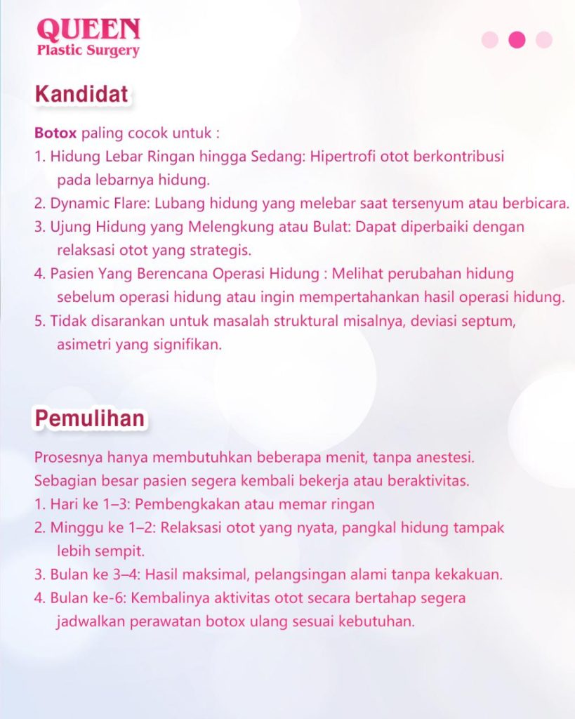 Bukan Hanya Filler, Botox Juga Bisa Bikin Hidung Lebih Ramping!