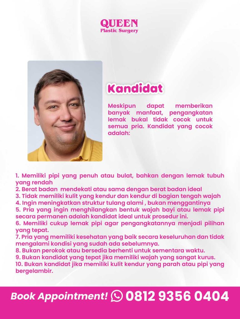 Wajah Lebih Tirus Dan Maskulin! Ini Dia Prosedur Pengangkatan Lemak Bukal yang Cocok untuk Pria