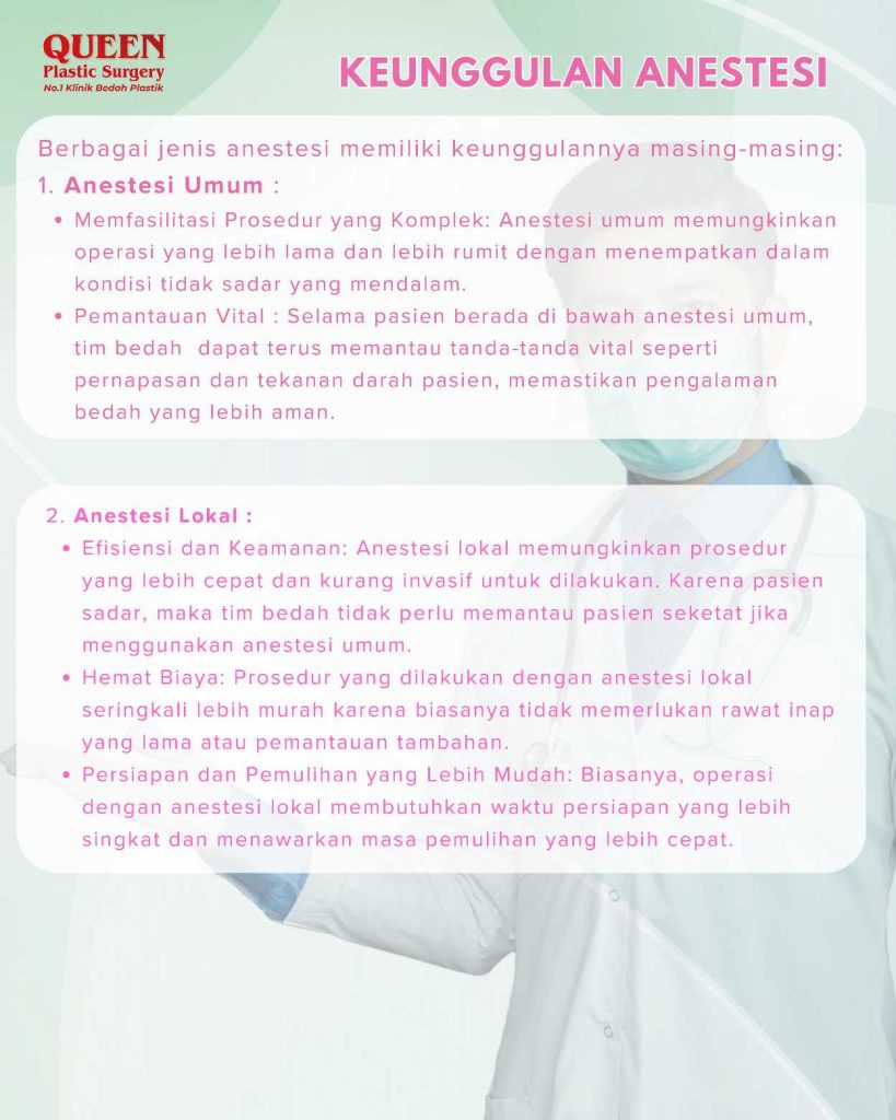 Mengenal Anestesi dalam Operasi Plastik : Risiko dan Cara Mempersiapkan Diri